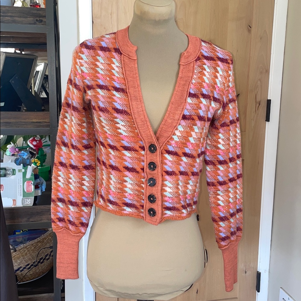 Free People low neck Sweater/cardigan